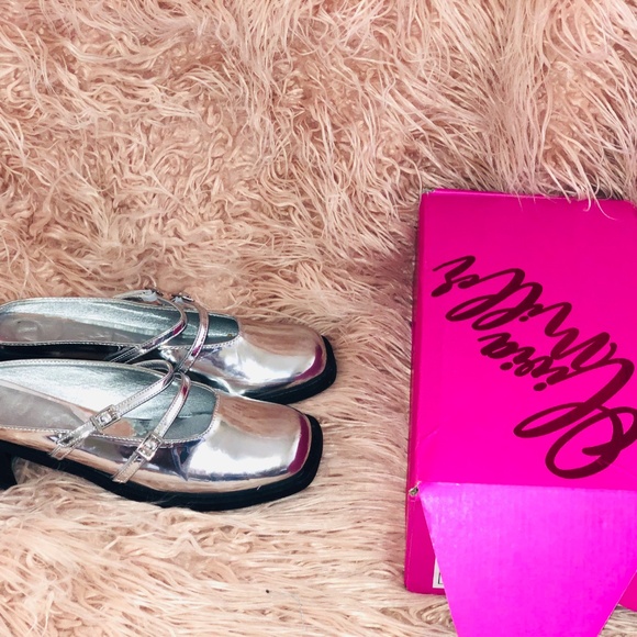 Olivia Miller Mule Chunky Heeled Mary Jane’s - Picture 2 of 5